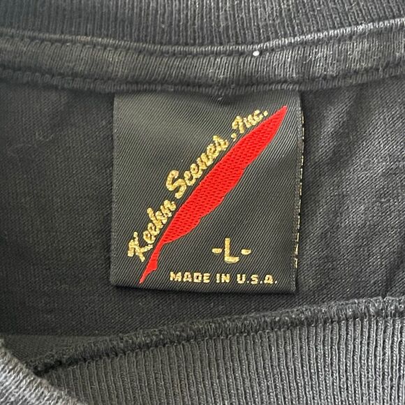 Vintage 80s Keehn Scenes State Capitol Sz L Foil Printed Rare Made In‎ USA - Picture 2 of 14